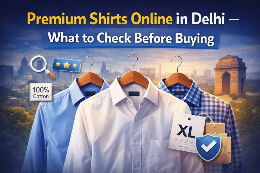buy premium shirts online Delhi