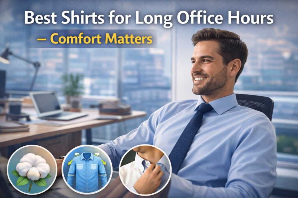 comfortable office shirts for men
