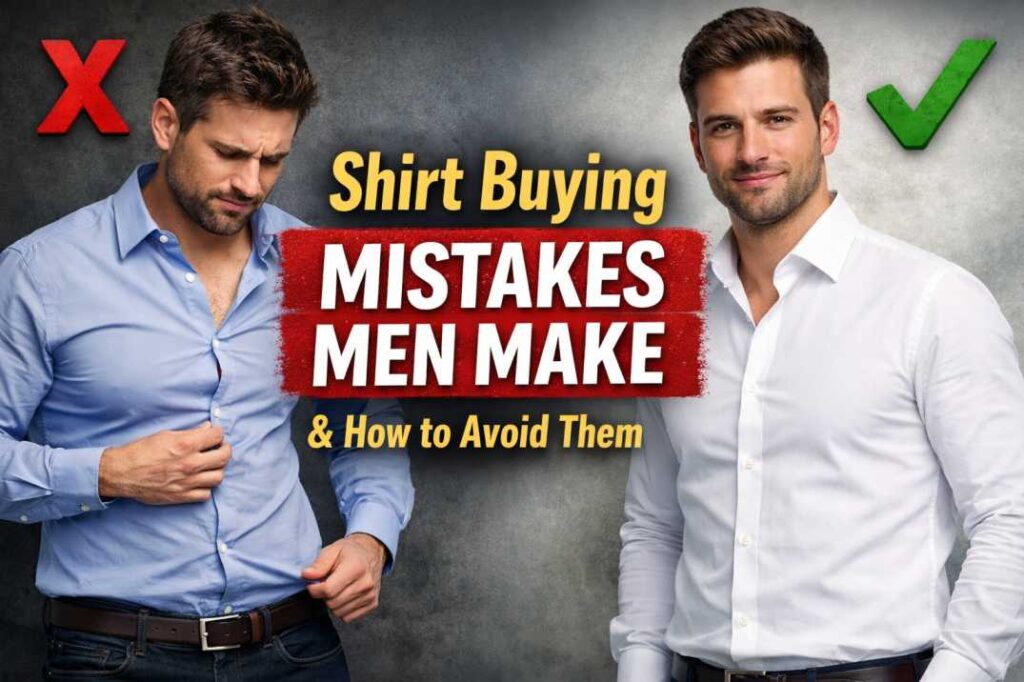 shirt buying mistakes men
