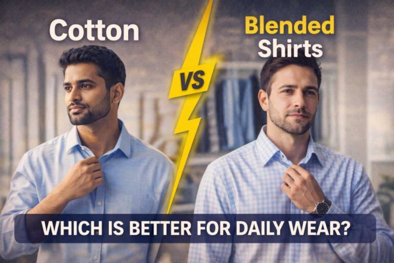 cotton vs blended shirts