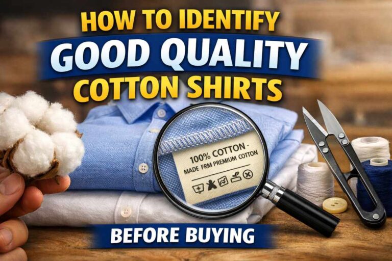 how to identify good quality cotton shirts