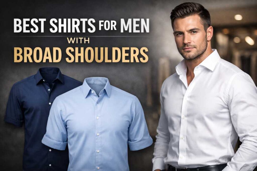 shirts for men with broad shoulders