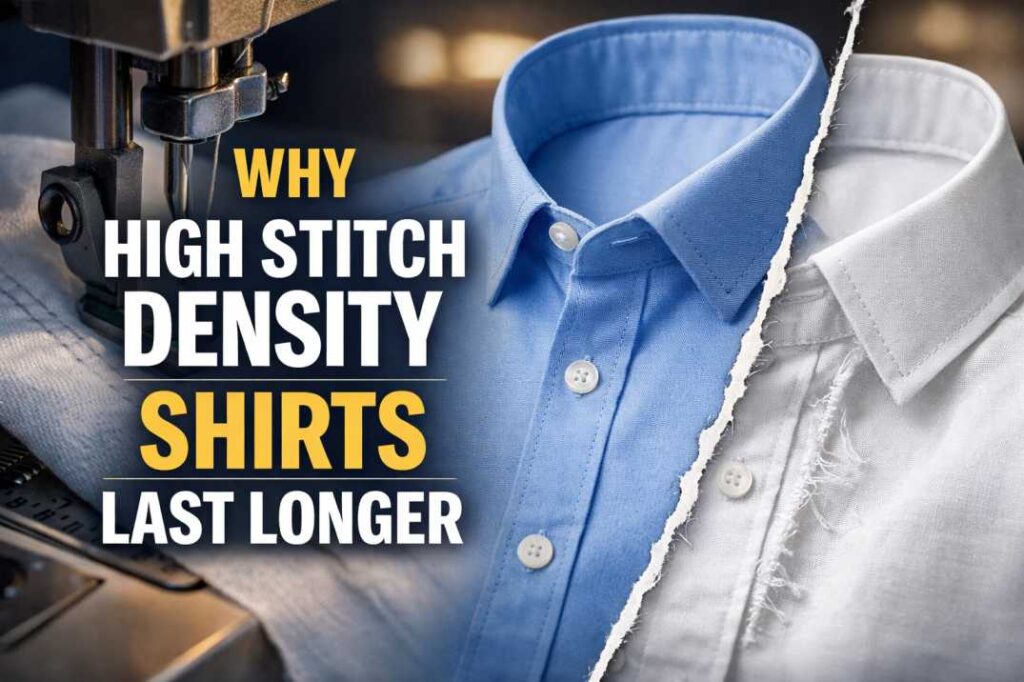 high stitch density shirts