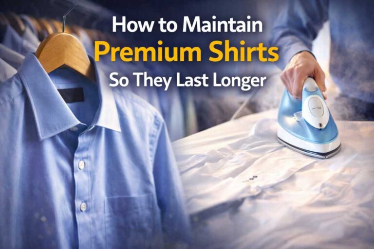 how to maintain premium shirts