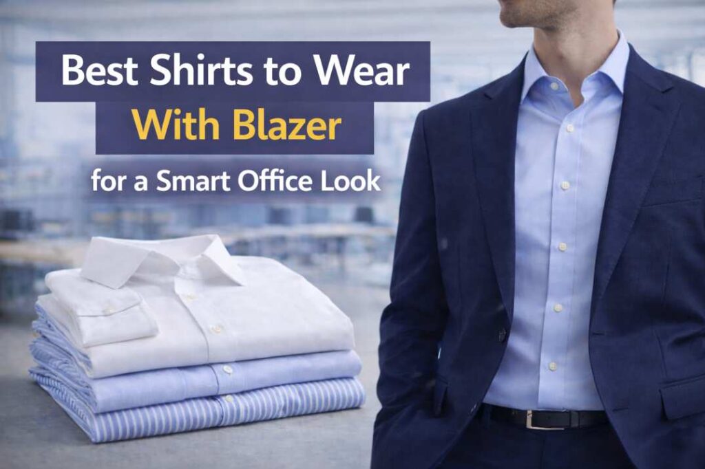 shirts to wear with blazer