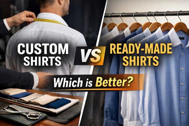 custom shirts vs ready made shirts