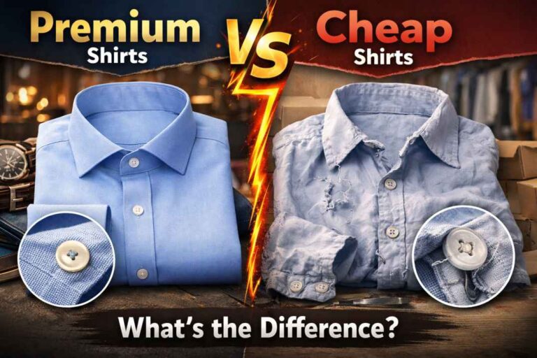 premium shirts vs cheap shirts